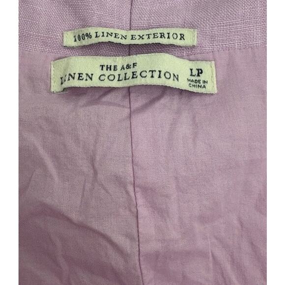 Womens Abercrombie and Fitch Linen Collection Scalloped Mini Dress Size Large - Picture 4 of 6